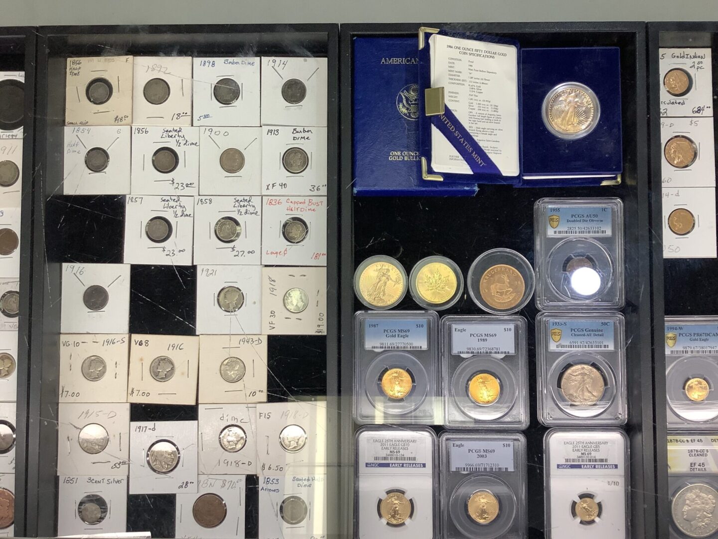 A display at a place to buy silver in NE